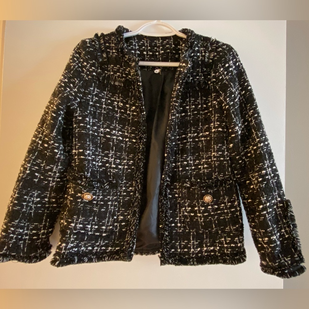 Designer Vintage Tweed Blazer